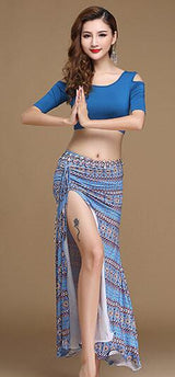 *HOT!* Modern Style - Sexy Shoulder Top And Skirt Dance Set